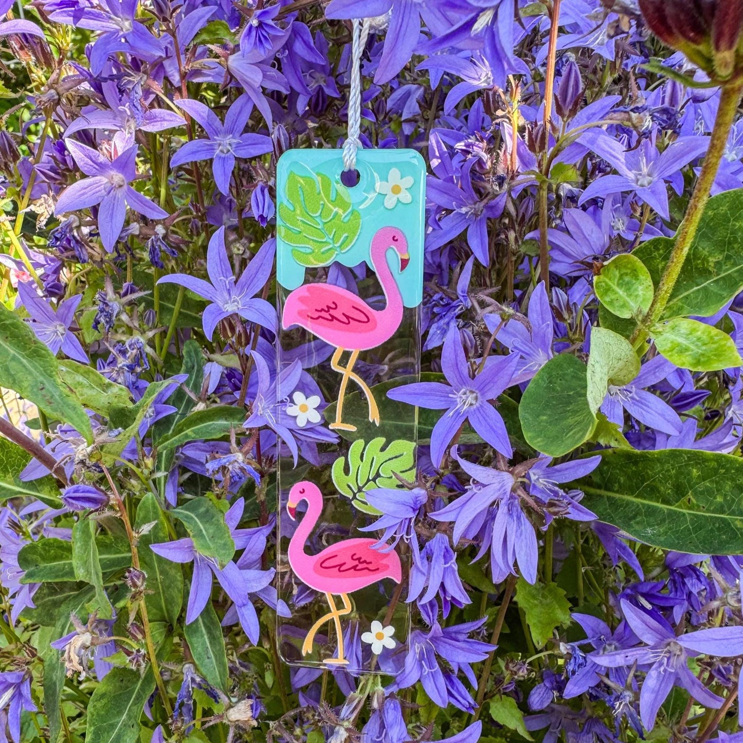 Lesezeichen Flamingo Paradise - Sommerlich, fröhlich und handgemacht 🦩