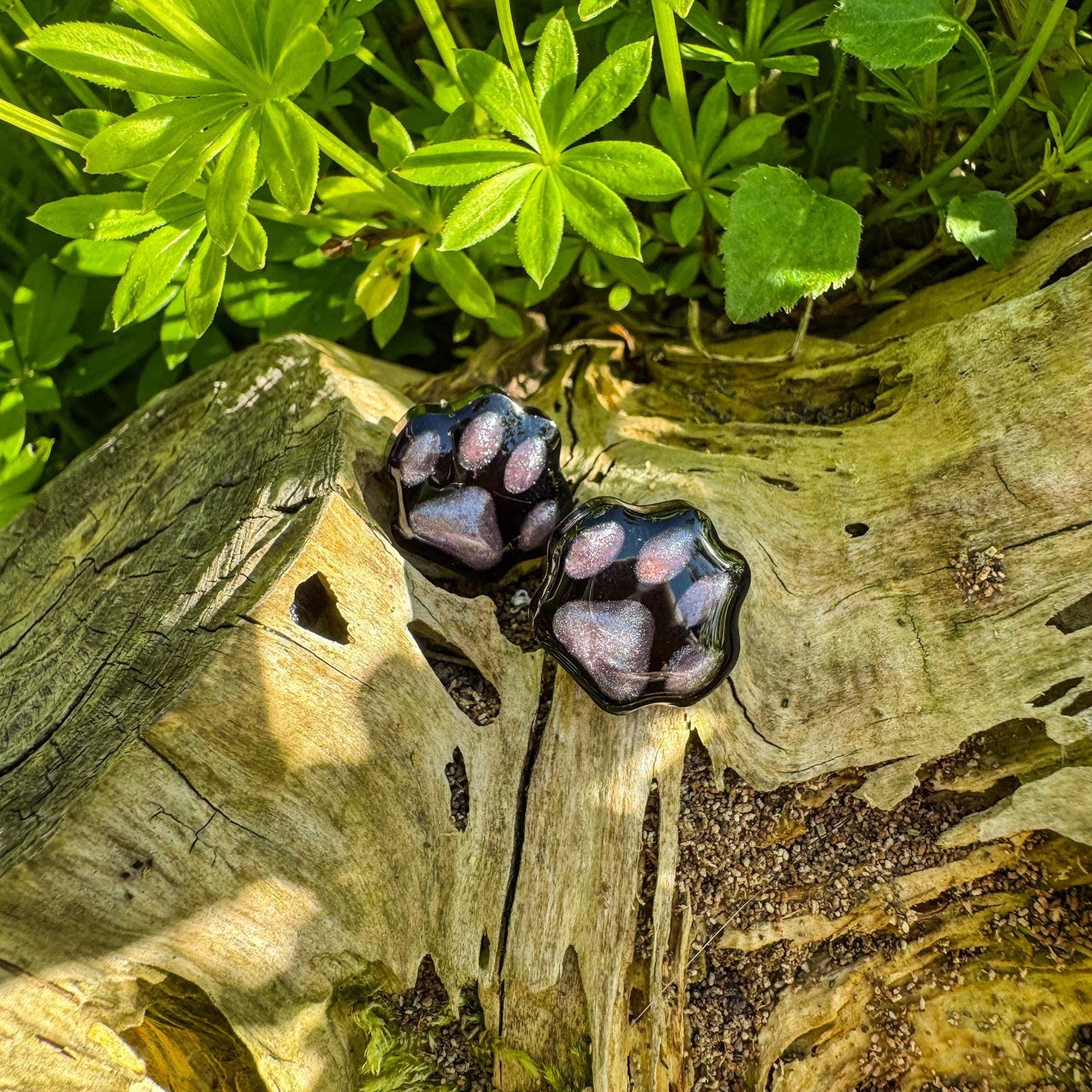 Niedliche Pfoten-Ohrstecker - liebevolles Schmuckstück für Katzenliebhaber 🐾