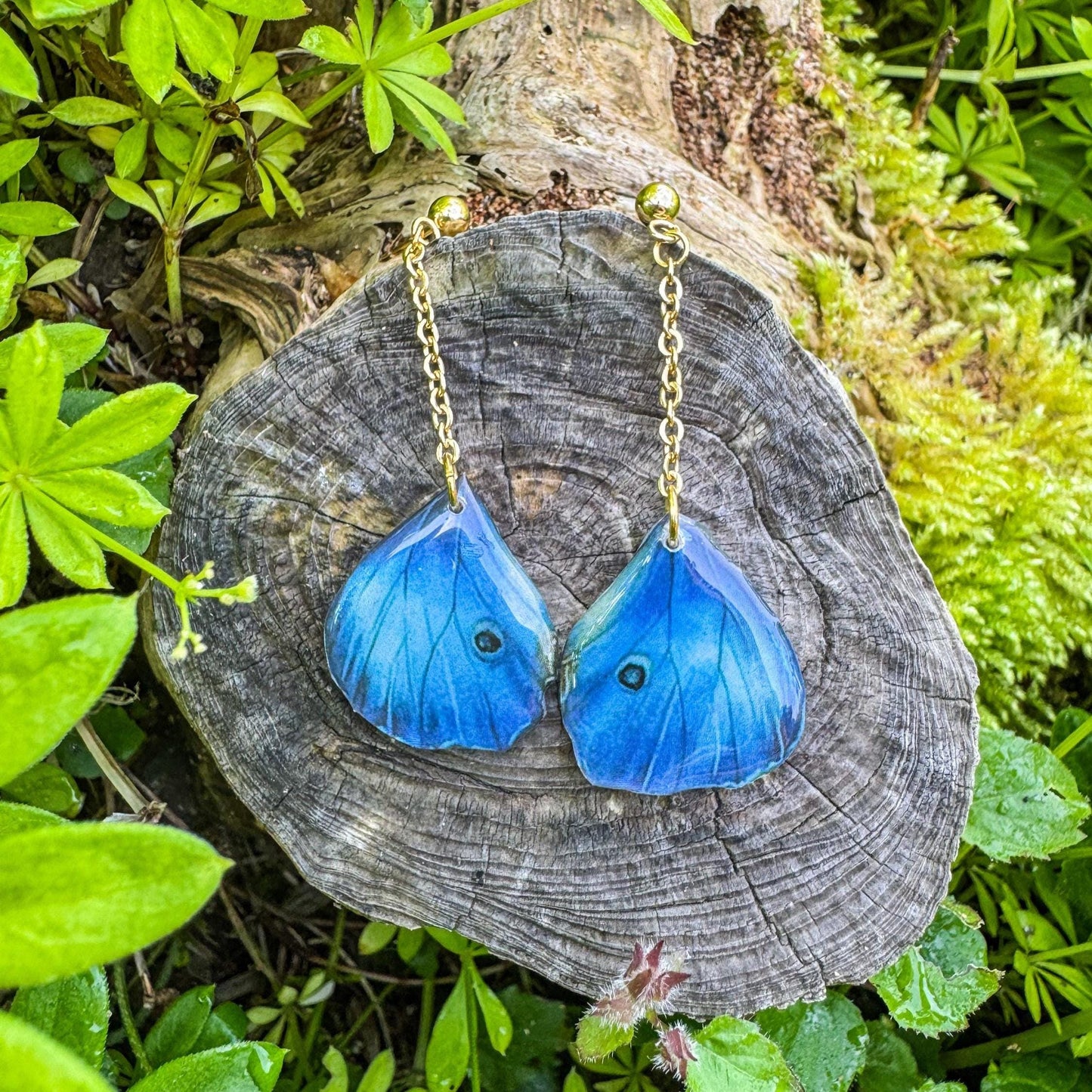 Zauberhafte Schmetterlings-Ohrstecker - Handgefertigtes Schmuckstück mit einem Hauch Magie ✨