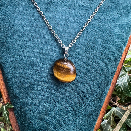 Talisman der inneren Stärke mit natürlichem Tigerauge 🤎✨