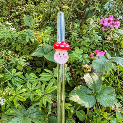 Glasstrohhalm - Magische Fliegenpilze 🍄✨