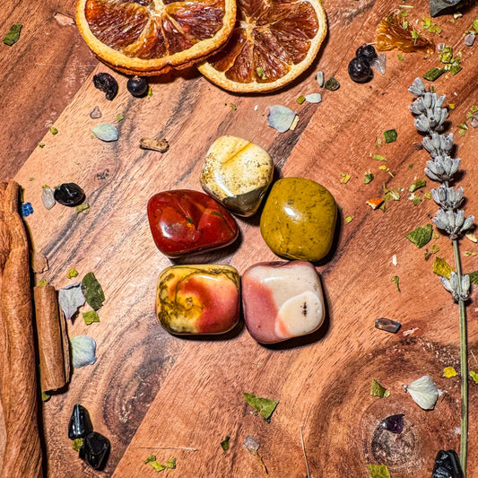 Mookait - Trommelsteine 🧡