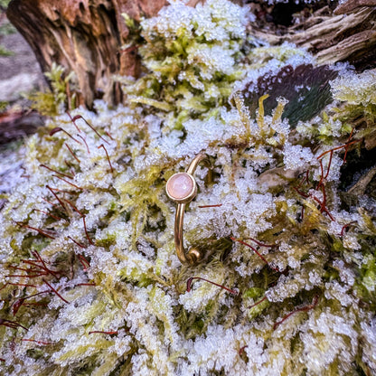 Ring mit natürlichem Rosenquarz 🩷✨