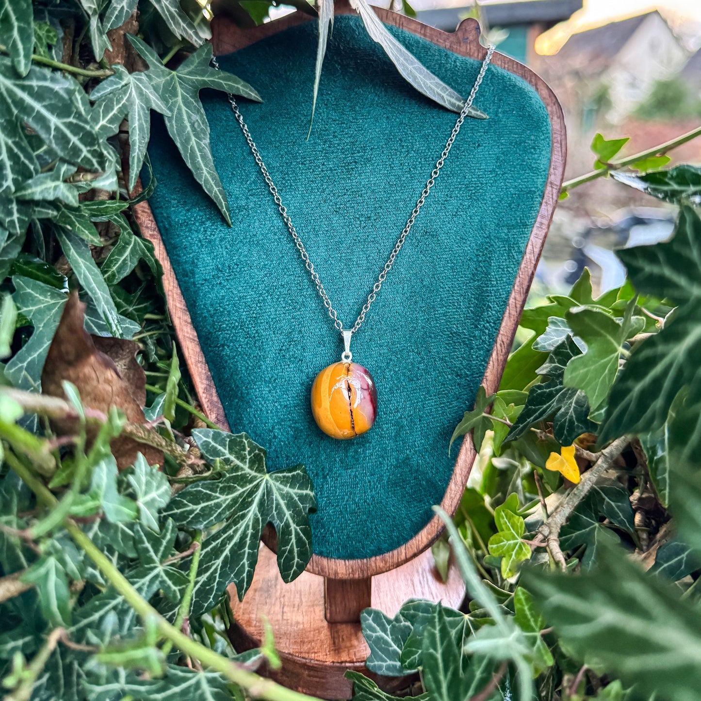 Talisman der Erde mit natürlichem Mookait 🧡✨