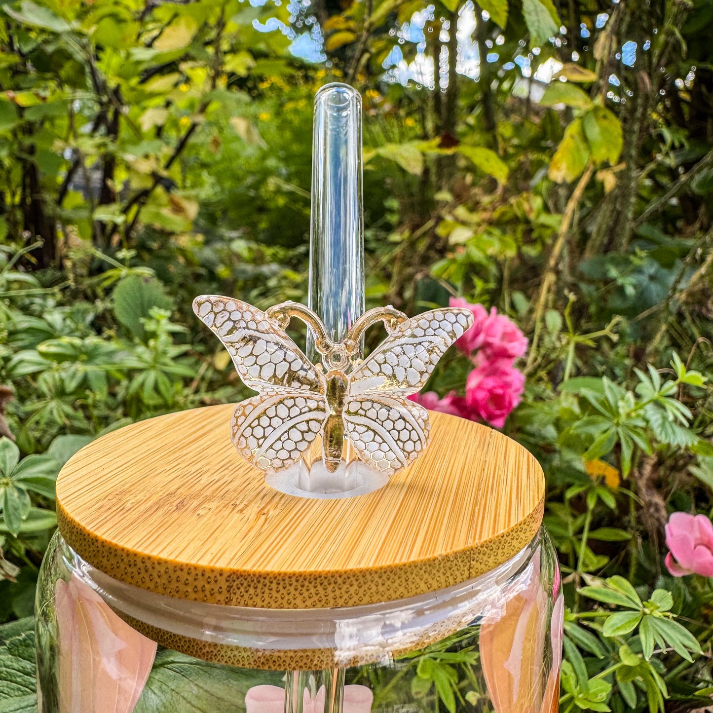 Glasstrohhalm - Magische Schmetterlinge 🦋✨