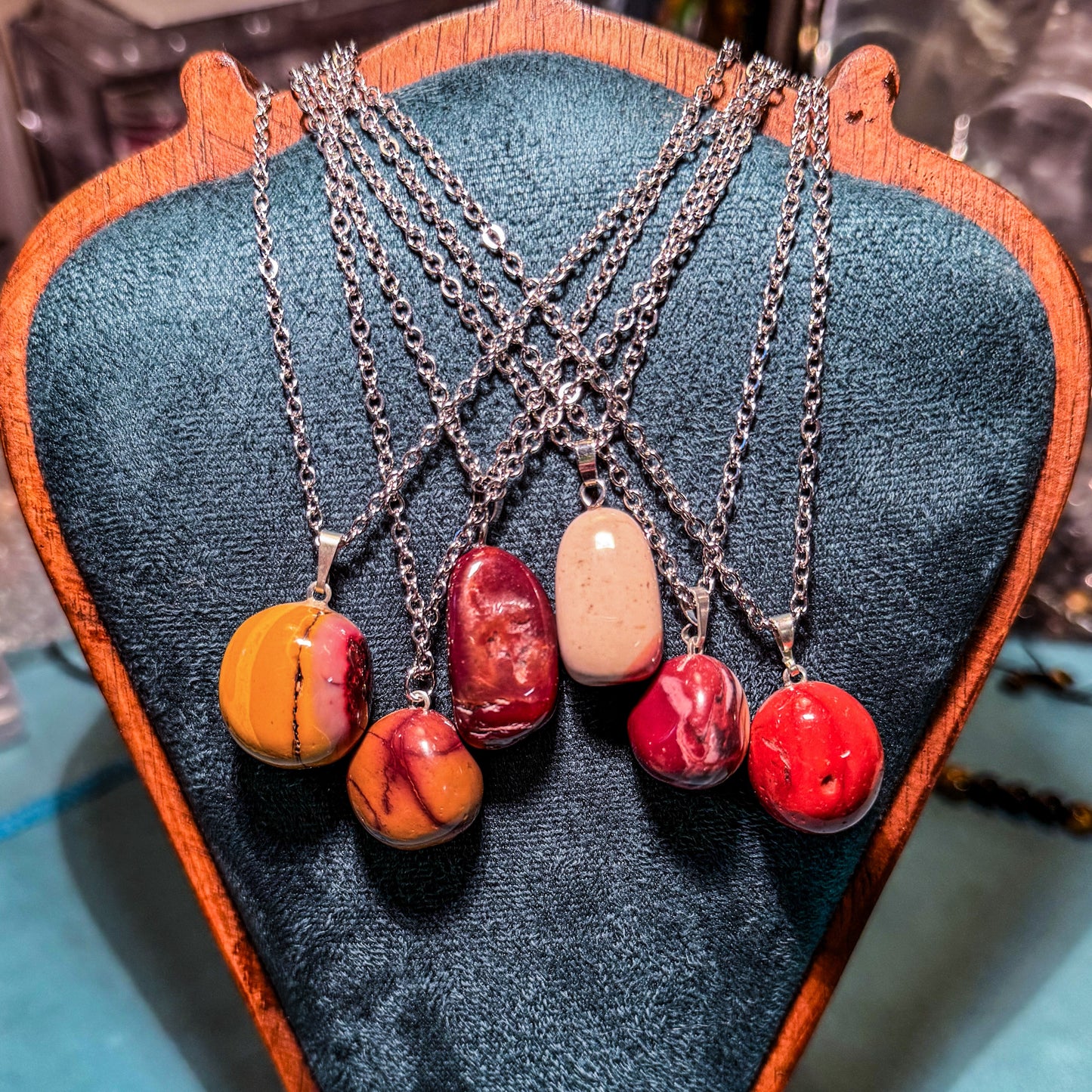 Talisman der Erde mit natürlichem Mookait 🧡✨