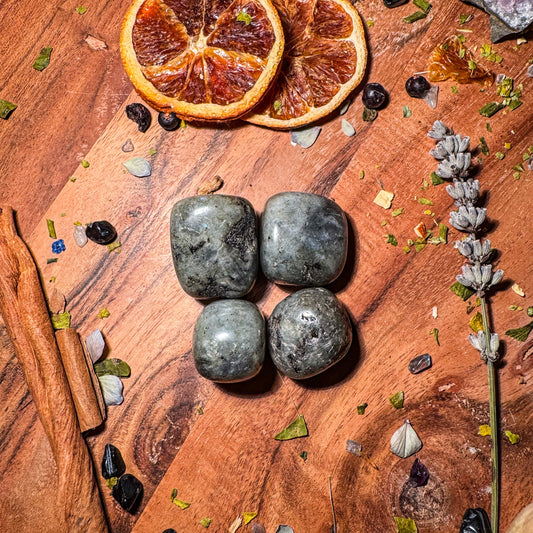 Labradorit - Trommelsteine 💙