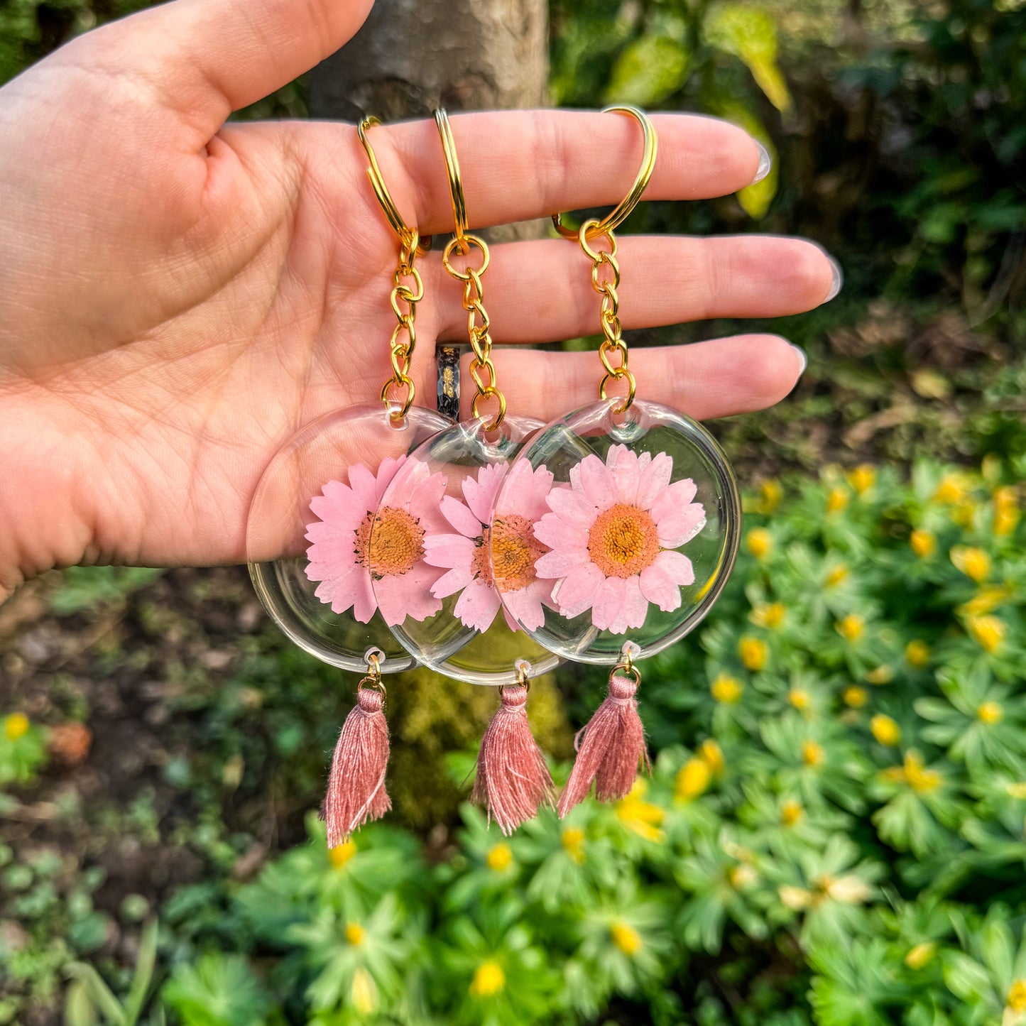Blütenmagie Anhänger - Momente der Natur (Strauchmargerite - rosa) 🌸✨