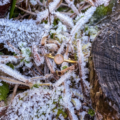 Ring mit natürlichem Rosenquarz 🩷✨