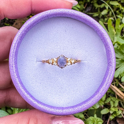 Ring mit natürlichem Cordierit 💙✨