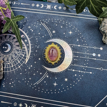 Ring der Klarheit mit natürlichem Amethyst 💜✨