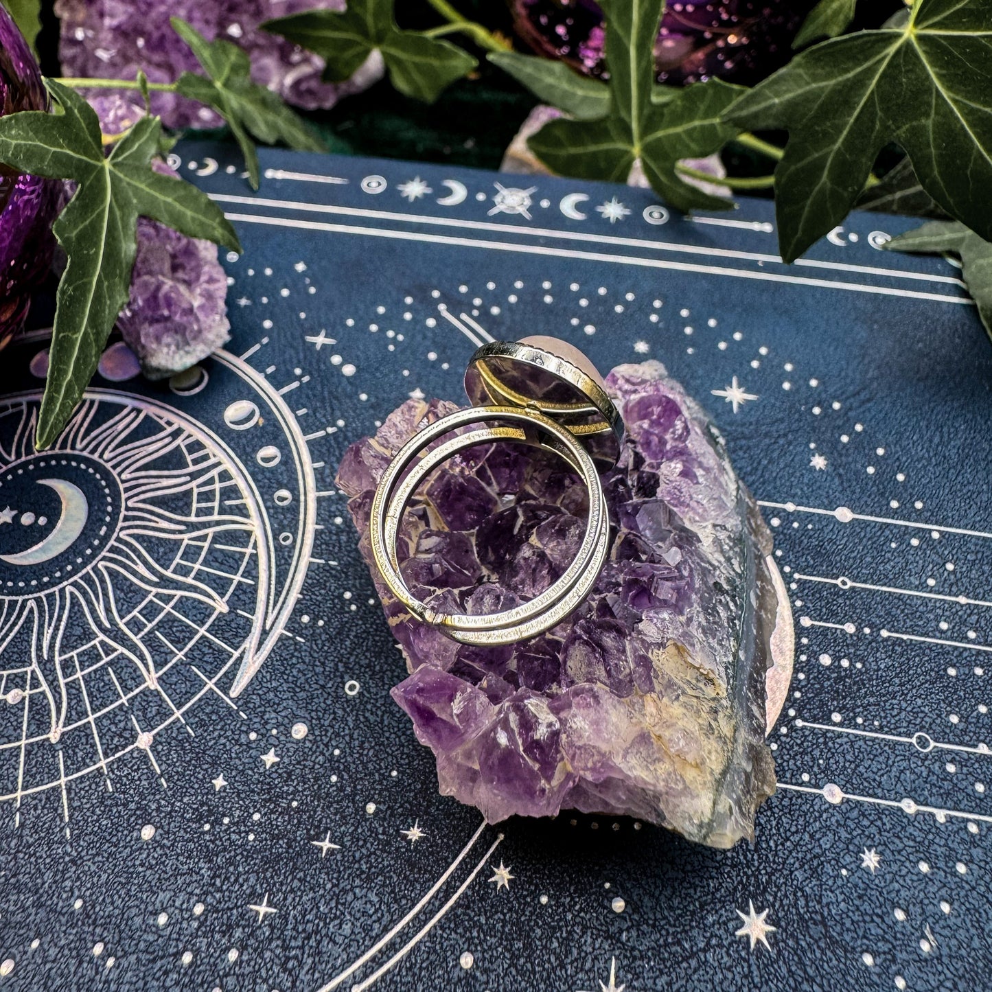 Ring des Herzens mit natürlichem Rosenquarz 🩷✨