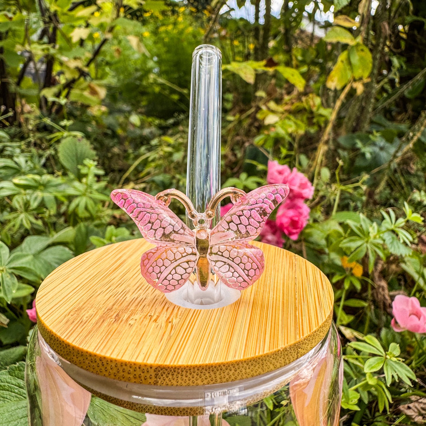 Glasstrohhalm - Magische Schmetterlinge 🦋✨