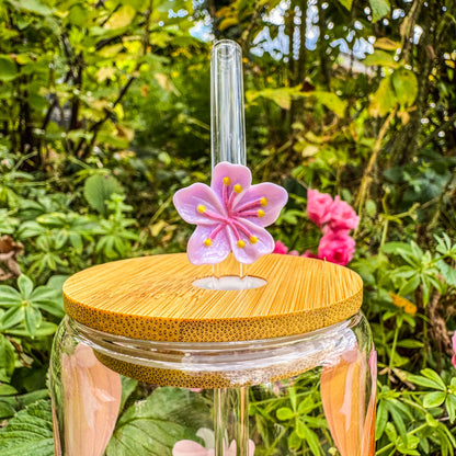 Glasstrohhalm - Bunte Blumen 🌺