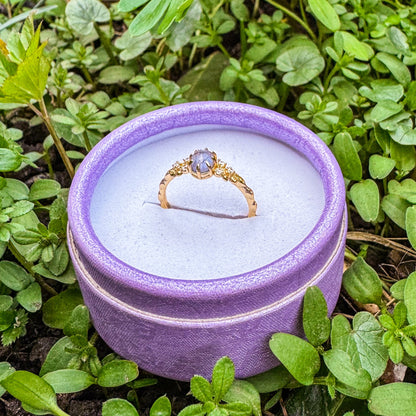 Ring mit natürlichem Cordierit 💙✨