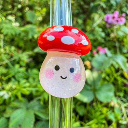 Glasstrohhalm - Magische Fliegenpilze 🍄✨