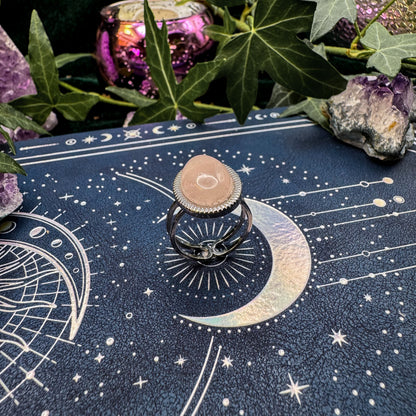 Ring des Herzens mit natürlichem Rosenquarz 🩷✨
