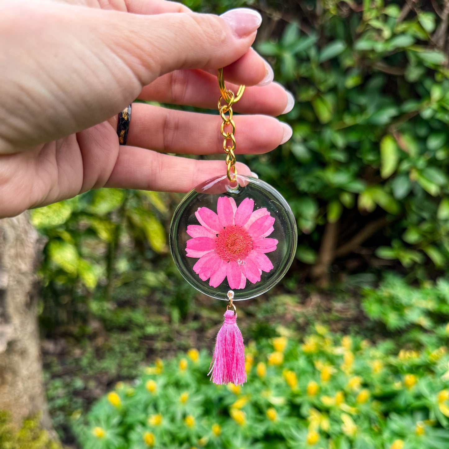 Blütenmagie Anhänger - Momente der Natur (Strauchmargerite - pink) 🌸✨
