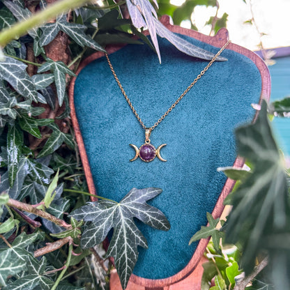Amulett der Mondgeborenen mit natürlichem Amethyst 💜✨