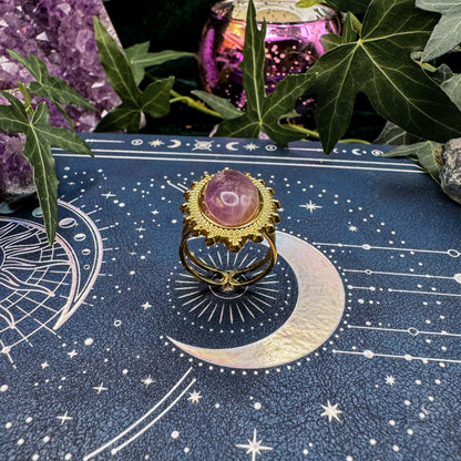 Ring der Klarheit mit natürlichem Amethyst 💜✨