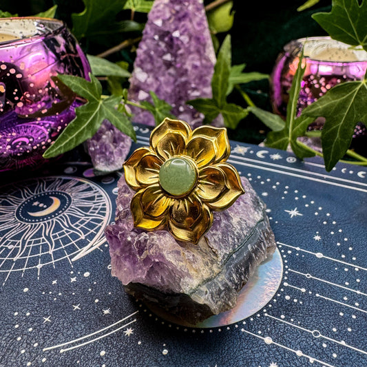 Ring der Zuversicht mit natürlichem Aventurin 💚✨