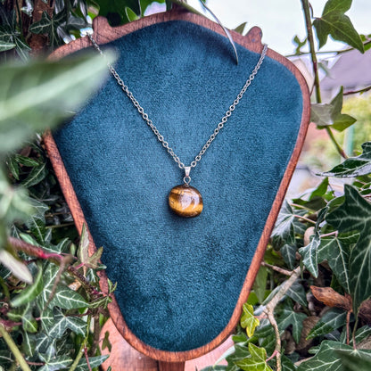 Talisman der inneren Stärke mit natürlichem Tigerauge 🤎✨