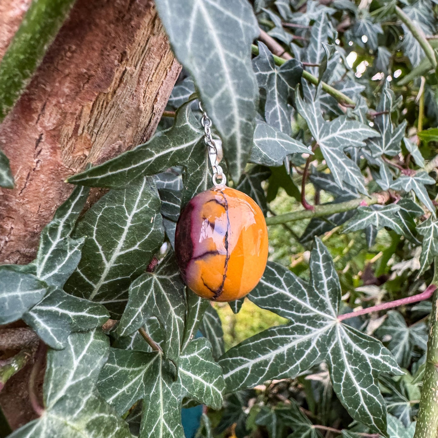 Talisman der Erde mit natürlichem Mookait 🧡✨