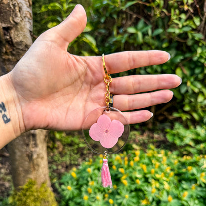 Blütenmagie Anhänger - Momente der Natur (Hortensie - rosa) 🌸✨