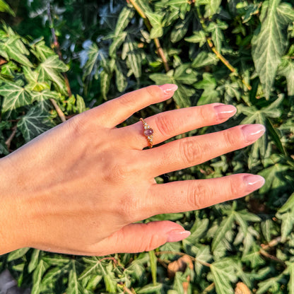 Ring mit natürlichem Cordierit 💙✨