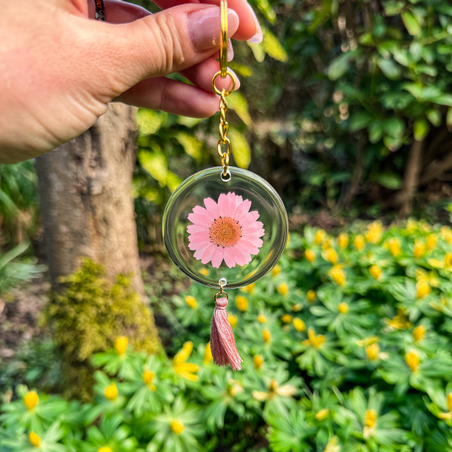 Blütenmagie Anhänger - Momente der Natur (Strauchmargerite - rosa) 🌸✨