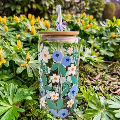 Trinkglas Blaubeerzauber - ein kleines Stück Waldzauber 🫐🌼