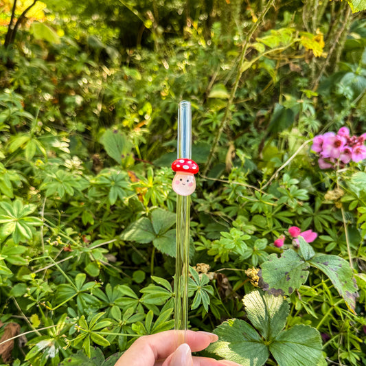 Glasstrohhalm - Magische Fliegenpilze 🍄✨