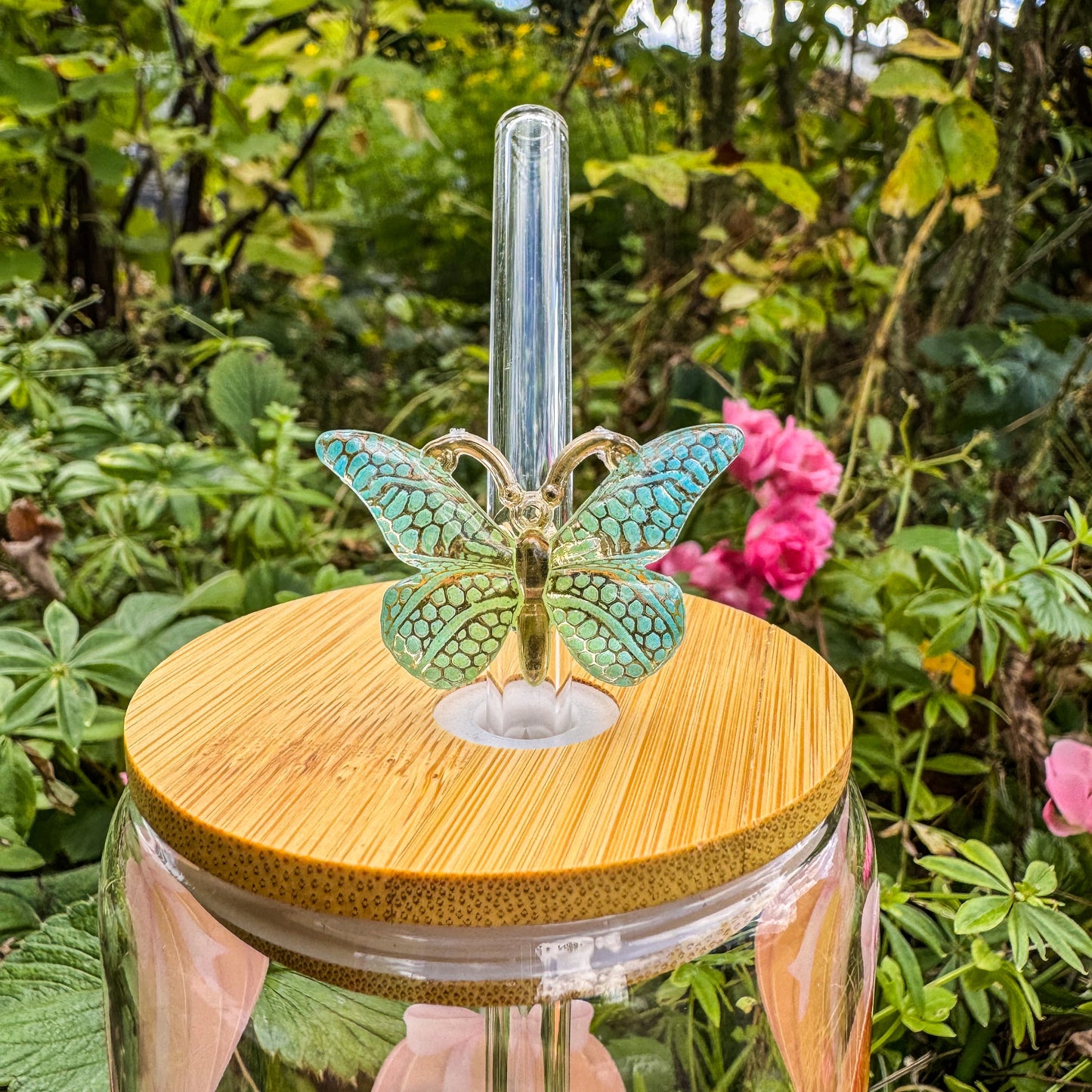 Glasstrohhalm - Magische Schmetterlinge 🦋✨