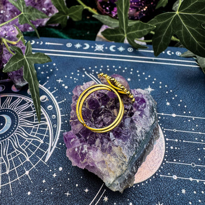 Ring der Klarheit mit natürlichem Amethyst 💜✨