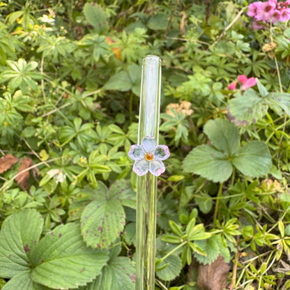 Glasstrohhalm - Süße Blümchen 🌺✨