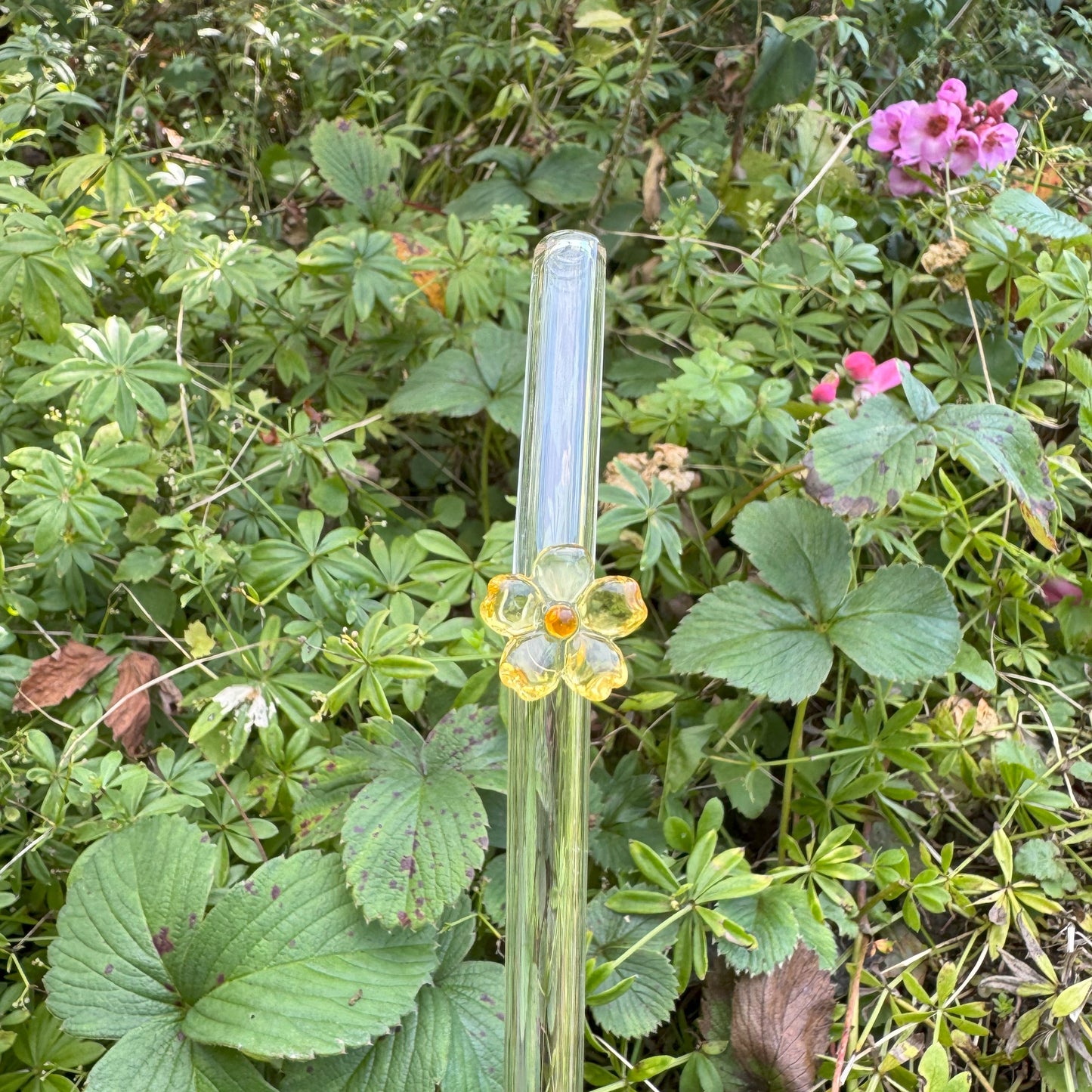 Glasstrohhalm - Süße Blümchen 🌺✨