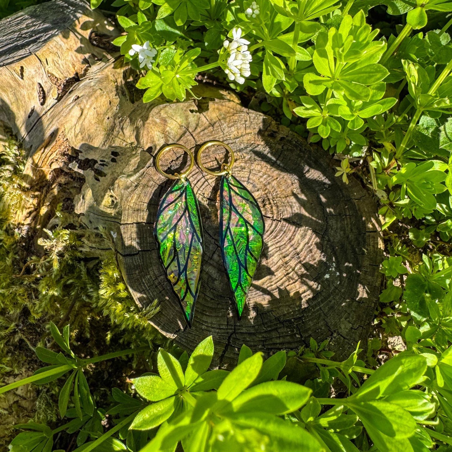 Magische Feenflügel-Ohrringe - Funkelndes Schmuckstück in zauberhaftem Look ✨