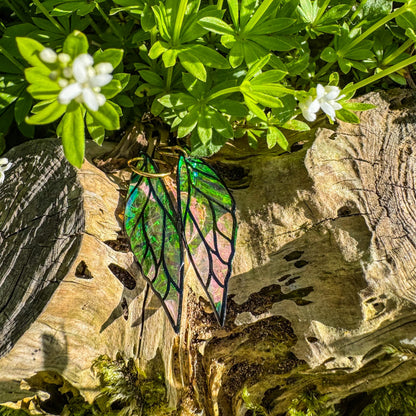 Magische Feenflügel-Ohrringe - Funkelndes Schmuckstück in zauberhaftem Look ✨