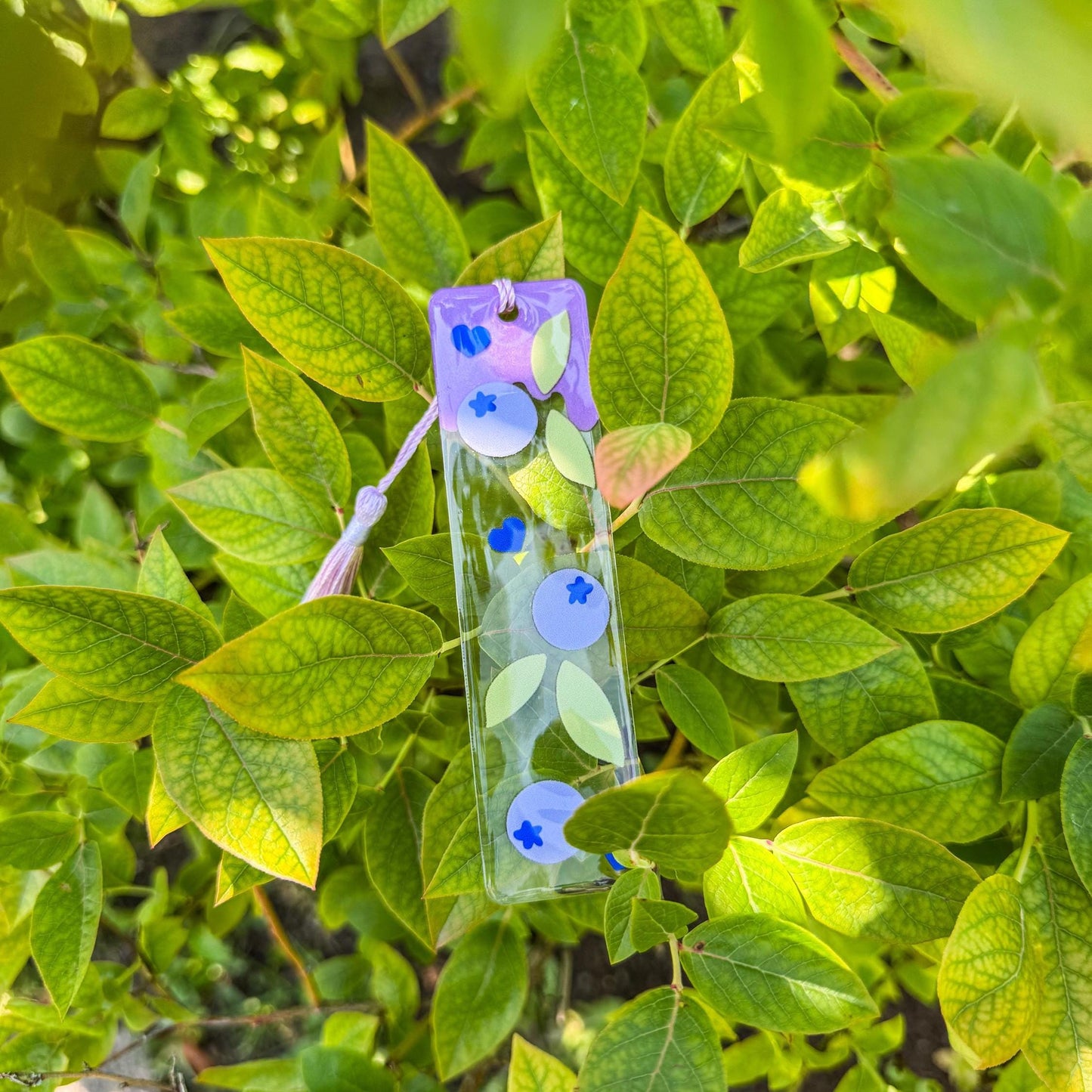 Lesezeichen Blaubeerzauber - Zauberhaft und handgemacht 🫐🍃