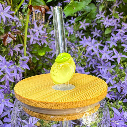Trinkglas mit Zitrone - für die fruchtige Erfrischung 🍋