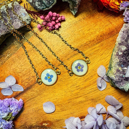 Vergissmeinnicht-Armband - Zartes Schmuckstück mit echter Blüte 🌺