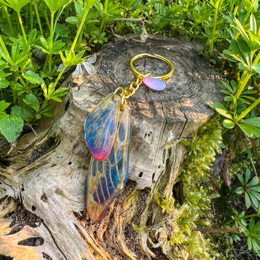 Feenflügel-Schlüsselanhänger - Ein Hauch Magie für deinen Alltag 🧚✨ Personalisierbar ✨