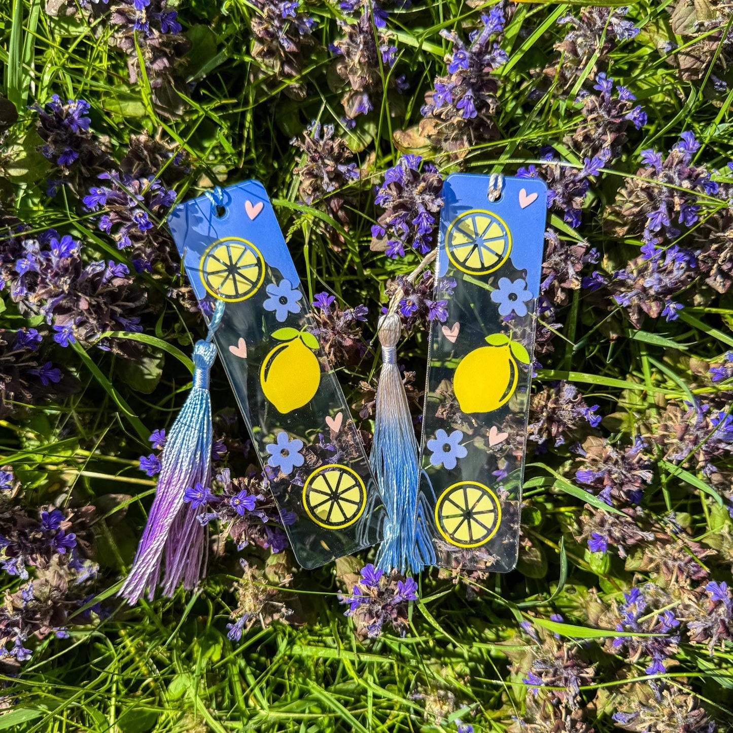 Lesezeichen Zitronenliebe - Fruchtig, frisch und handgemacht 🍋💜