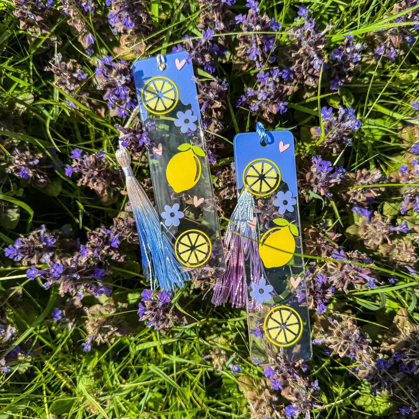 Lesezeichen Zitronenliebe - Fruchtig, frisch und handgemacht 🍋💜