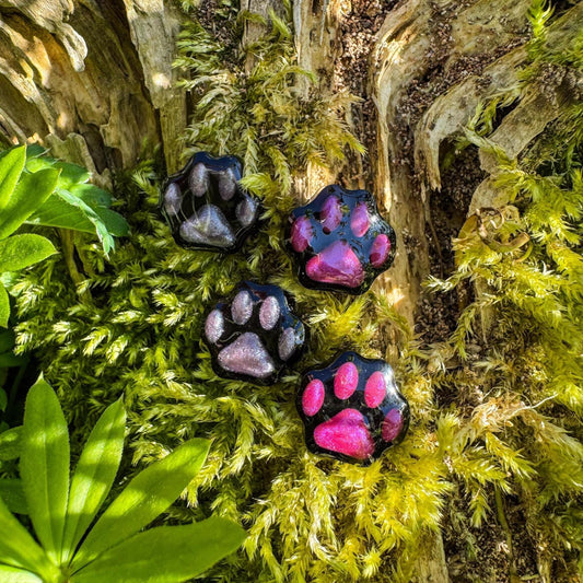 Niedliche Pfoten-Ohrstecker - liebevolles Schmuckstück für Katzenliebhaber 🐾