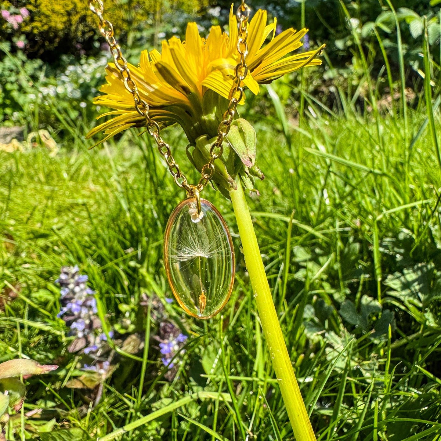 Pusteblumen-Anhänger - Einzigartiges Naturschmuckstück 🍃