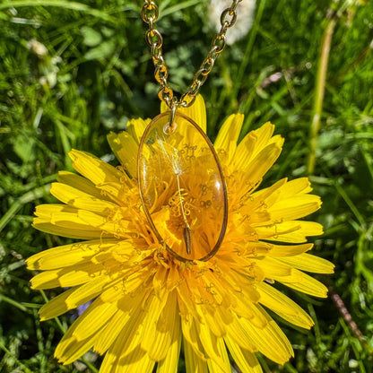 Pusteblumen-Anhänger - Einzigartiges Naturschmuckstück 🍃