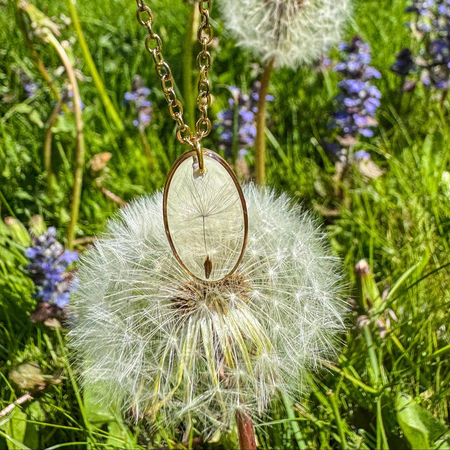 Pusteblumen-Anhänger - Einzigartiges Naturschmuckstück 🍃