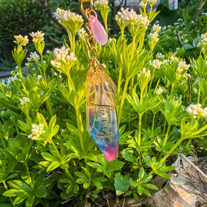 Feenflügel-Schlüsselanhänger - Ein Hauch Magie für deinen Alltag 🧚✨ Personalisierbar ✨