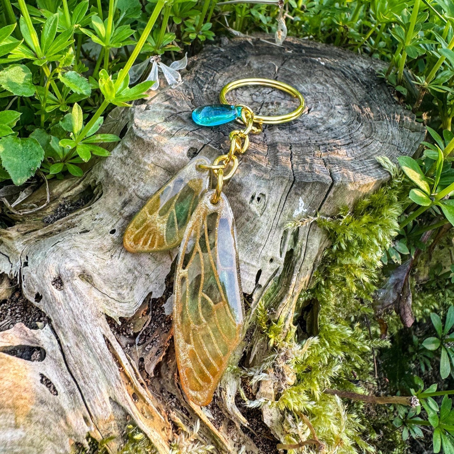 Feenflügel-Schlüsselanhänger - Ein Hauch Magie für deinen Alltag 🧚✨ Personalisierbar ✨
